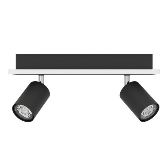 Eglo Rimbocchi 1 fekete-fehér LED mennyezeti spotlámpa (EG-901635) LED 1 izzós IP20