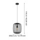 Eglo Rinroe fekete függesztett lámpa (EG-43965) E27 1 izzós IP20