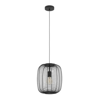 Eglo Rinroe fekete függesztett lámpa (EG-43965) E27 1 izzós IP20