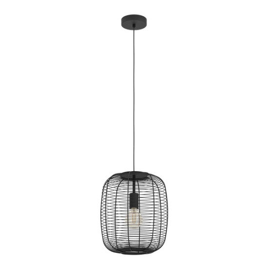 Eglo Rinroe fekete függesztett lámpa (EG-43965) E27 1 izzós IP20