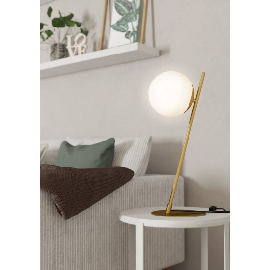 Eglo Rondo 4 sárgaréz asztali lámpa (EG-900868) E27 1 izzós IP20