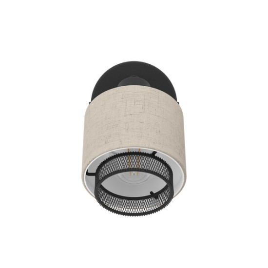 Eglo Rosley fekete fali spotlámpa (EG-43656) E14 1 izzós IP20