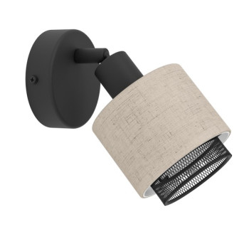 Eglo Rosley fekete fali spotlámpa (EG-43656) E14 1 izzós IP20