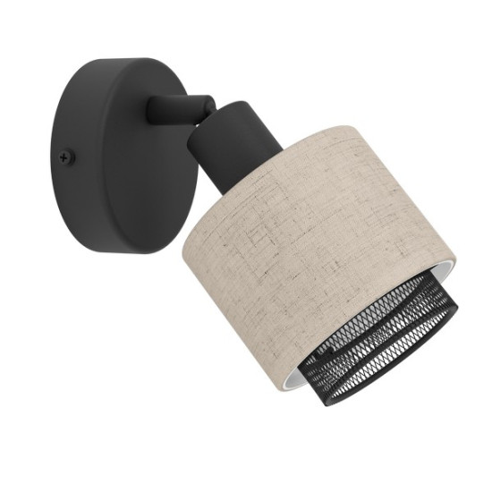 Eglo Rosley fekete fali spotlámpa (EG-43656) E14 1 izzós IP20