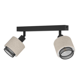 Eglo Rosley fekete mennyezeti spotlámpa (EG-43657) E14 2 izzós IP20