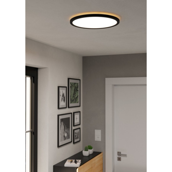 Eglo Rovito-Z fekete LED mennyezeti lámpa (EG-901464) LED 1 izzós IP44