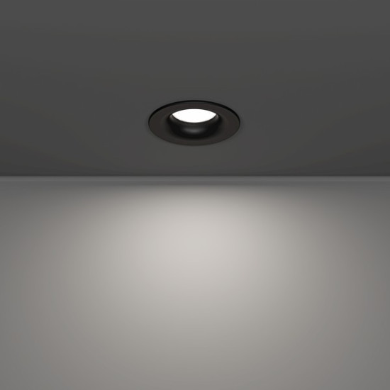 Eglo Salabate fekete fürdőszobai LED mennyezetbe építhető lámpa (EG-902273) LED 1 izzós IP65