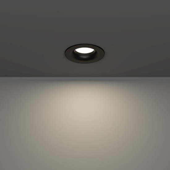 Eglo Salabate fekete fürdőszobai LED mennyezetbe építhető lámpa (EG-902273) LED 1 izzós IP65