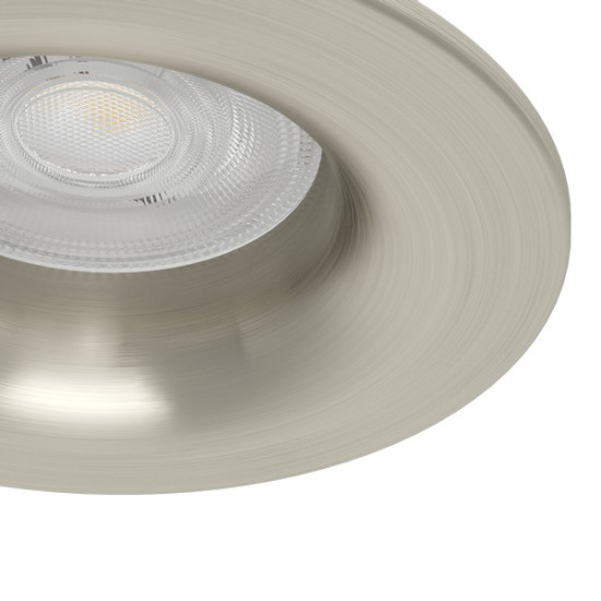 Eglo Salabate matt nikkel fürdőszobai LED mennyezetbe építhető lámpa (EG-902275) LED 1 izzós IP65