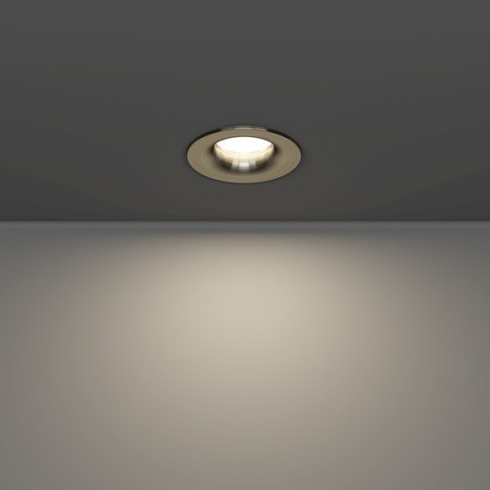 Eglo Salabate matt nikkel fürdőszobai LED mennyezetbe építhető lámpa (EG-902275) LED 1 izzós IP65