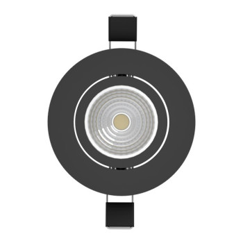 Eglo Saliceto fekete LED mennyezetbe építhető lámpa szett (EG-900747) LED 3 izzós IP20