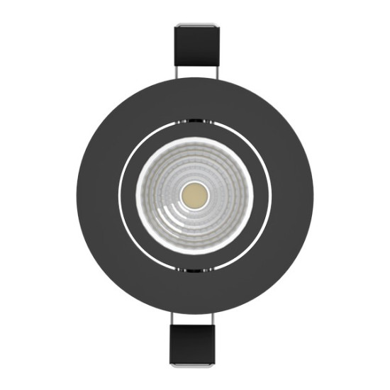 Eglo Saliceto fekete LED mennyezetbe építhető lámpa szett (EG-900747) LED 3 izzós IP20