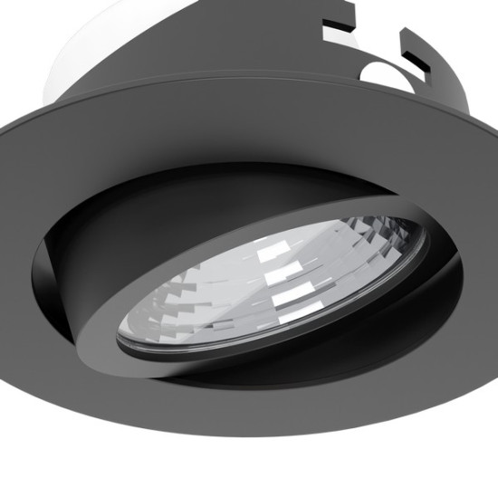 Eglo Saliceto fekete LED mennyezetbe építhető lámpa szett (EG-902281) LED 3 izzós IP20