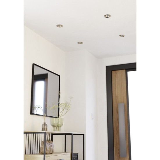 Eglo Saliceto matt nikkel LED mennyezetbe építhető lámpa (EG-902331) LED 1 izzós IP20