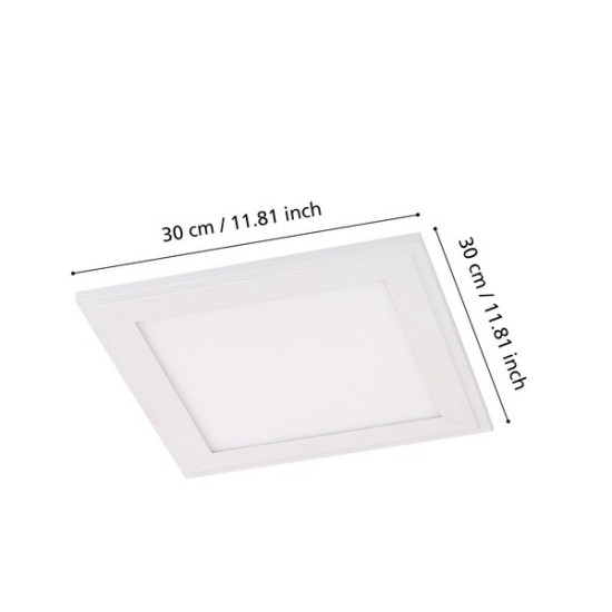 Eglo Salobrena 1 fehér LED mennyezeti lámpa (EG-32812) LED 1 izzós IP20
