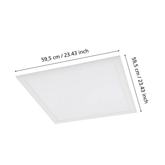 Eglo Salobrena 1 fehér LED mennyezeti lámpa (EG-32813) LED 1 izzós IP20
