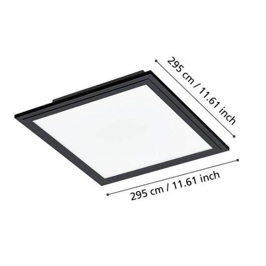 Eglo Salobrena 1 fekete LED mennyezeti lámpa (EG-900817) LED 1 izzós IP20