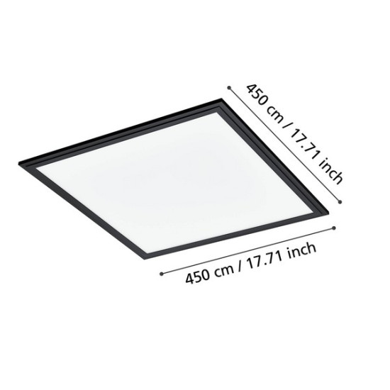 Eglo Salobrena 1 fekete LED mennyezeti lámpa (EG-900818) LED 1 izzós IP20