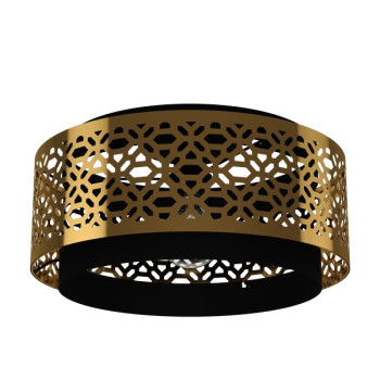 Eglo Sandbach fekete-sárgaréz mennyezeti lámpa (EG-43979) E27 1 izzós IP20