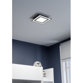 Eglo Savatarila fekete LED mennyezeti lámpa (EG-99038) LED 1 izzós IP20