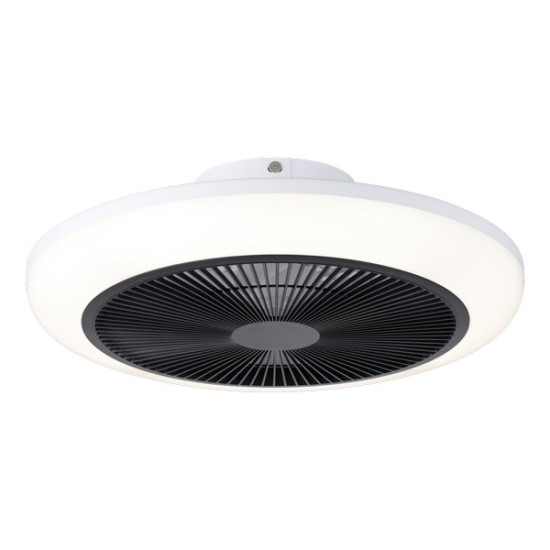 Eglo Sayulita 1 fehér-fekete LED mennyezeti ventilátoros lámpa (EG-35216) LED 2 izzós IP20