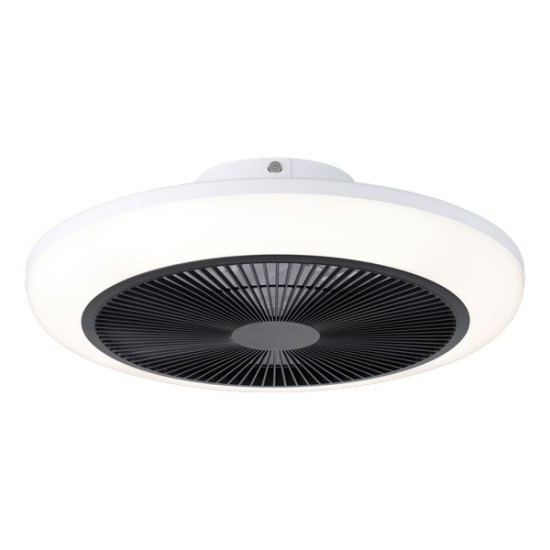 Eglo Sayulita 1 fehér-fekete LED mennyezeti ventilátoros lámpa (EG-35234) LED 1 izzós IP20