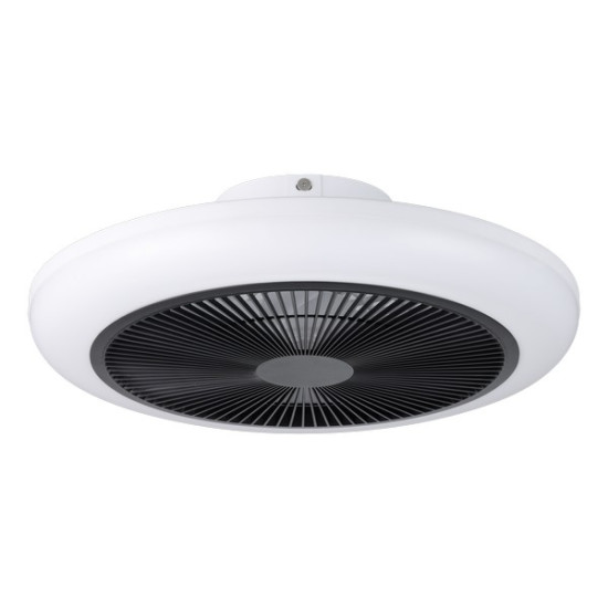 Eglo Sayulita 1 fehér-fekete LED mennyezeti ventilátoros lámpa (EG-35234) LED 1 izzós IP20