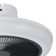 Eglo Sayulita fehér-fekete LED mennyezeti ventilátoros lámpa (EG-35198) LED 1 izzós IP20