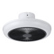 Eglo Sayulita fehér-fekete LED mennyezeti ventilátoros lámpa (EG-35198) LED 1 izzós IP20