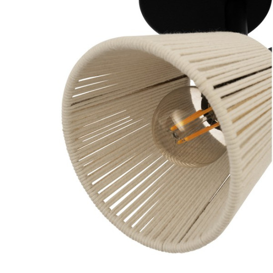 Eglo Seagard fekete fali spotlámpa (EG-44138) E14 1 izzós IP20