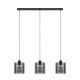 Eglo Segovia fekete függesztett lámpa (EG-900738) E27 3 izzós IP20