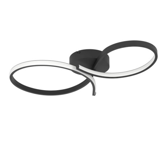 Eglo Serpins fekete LED mennyezeti lámpa (EG-901266) LED 1 izzós IP20