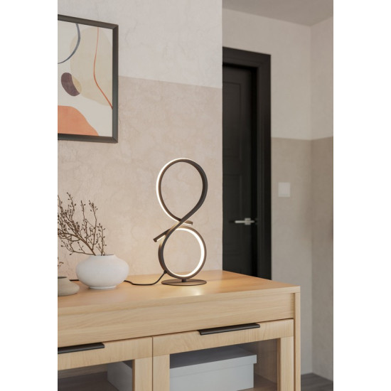 Eglo Serpins fekete LED asztali lámpa (EG-901269) LED 1 izzós IP20