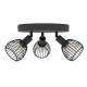 Eglo Sonnino fekete mennyezeti spotlámpa (EG-901041) E14 3 izzós IP20