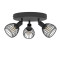 Eglo Sonnino fekete mennyezeti spotlámpa (EG-901041) E14 3 izzós IP20