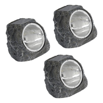 Eglo Stazzone szürke LED napelemes kültéri szolár dekoráció szett (EG-48505) SOLAR-LED 3 izzós IP44