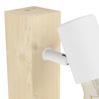 Eglo Townshend 3 fehér-natúr fali spotlámpa (EG-99482) E27 1 izzós IP20