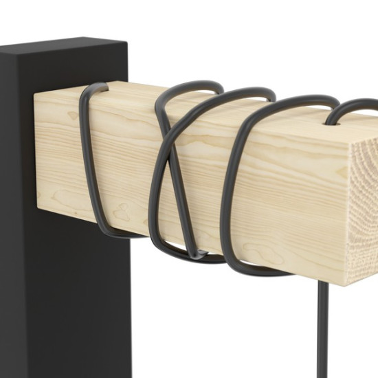 Eglo Townshend 5 natúr-fekete falikar (EG-44078) E27 1 izzós IP20