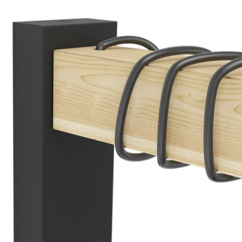 Eglo Townshend fekete-natúr falikar (EG-43514) E27 1 izzós IP20