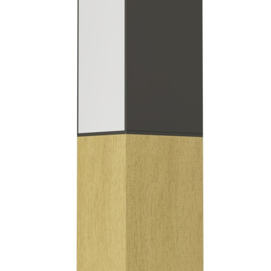 Eglo Tudons fekete-natúr LED fali lámpa (EG-900871) LED 1 izzós IP20