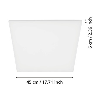 Eglo Turcona fehér LED mennyezeti lámpa (EG-98902) LED 1 izzós IP20