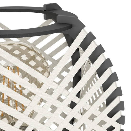 Eglo Waverton fekete asztali lámpa (EG-44008) E27 1 izzós IP20