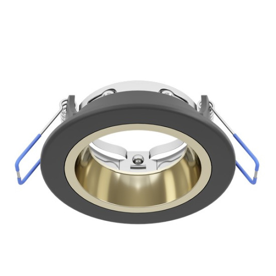 Eglo Yebra fekete fürdőszobai LED mennyezetbe építhető lámpa (EG-902296) LED 1 izzós IP44