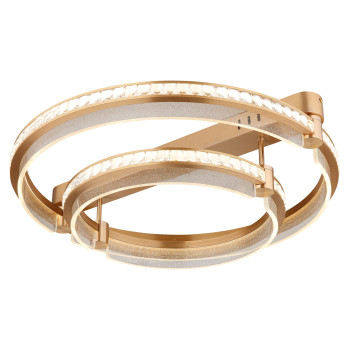 Globo Blondie arany-átlátszó kristály LED mennyezeti lámpa (GLO-67196-78) LED 1 izzós IP20