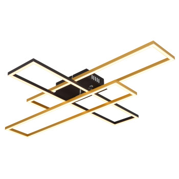 Globo Dakari fekete LED mennyezeti lámpa (GLO-67208-40G) LED 1 izzós IP20