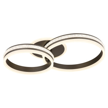 Globo Grouni szürke-fehér kristály LED mennyezeti lámpa (GLO-67314-50) LED 1 izzós IP20