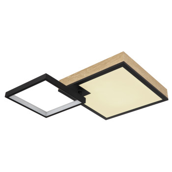 Globo Jacky fekete-opál távirányítós LED mennyezeti lámpa (GLO-41392-21) LED 1 izzós IP20