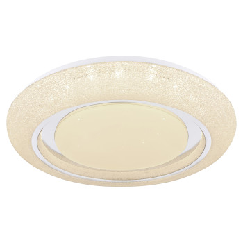 Globo Rada fehér távirányítós okos LED mennyezeti lámpa (GLO-483111-28SH) LED 1 izzós IP20