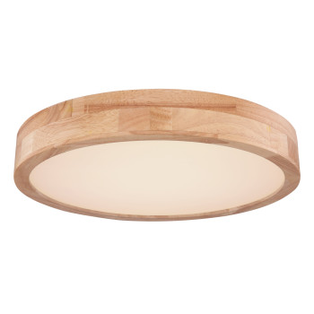 Globo Rainer barna-fehér távirányítós LED mennyezeti lámpa (GLO-41745-24) LED 1 izzós IP20