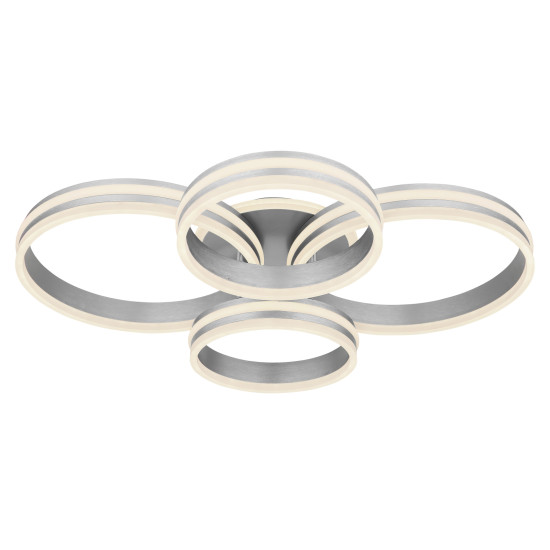 Globo Rubio szürke-opál LED mennyezeti lámpa (GLO-67260-90) LED 1 izzós IP20